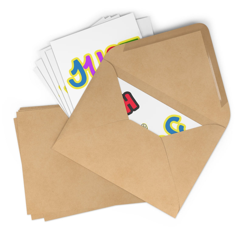 Greeting Cards (7 pcs)- JBH Multi-Color