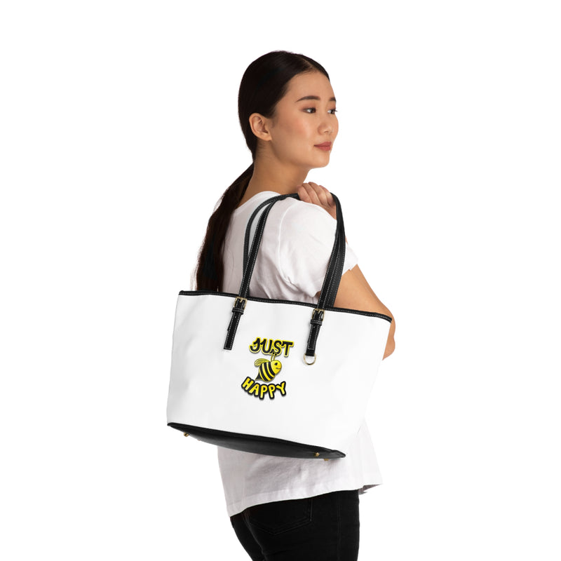 PU Leather Shoulder Bag - JBH Original (White)