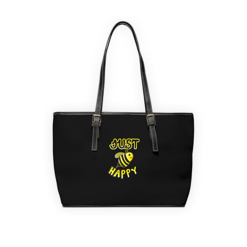 PU Leather Shoulder Bag - JBH Original (Black)