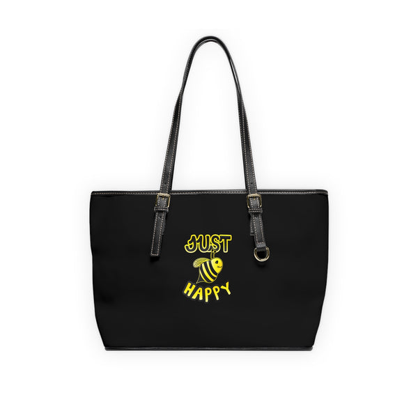 PU Leather Shoulder Bag - JBH Original (Black)