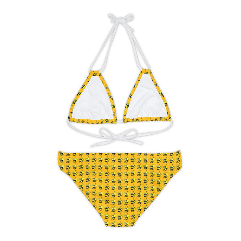 Strappy Bikini Set - JBH Bee (Yellow)