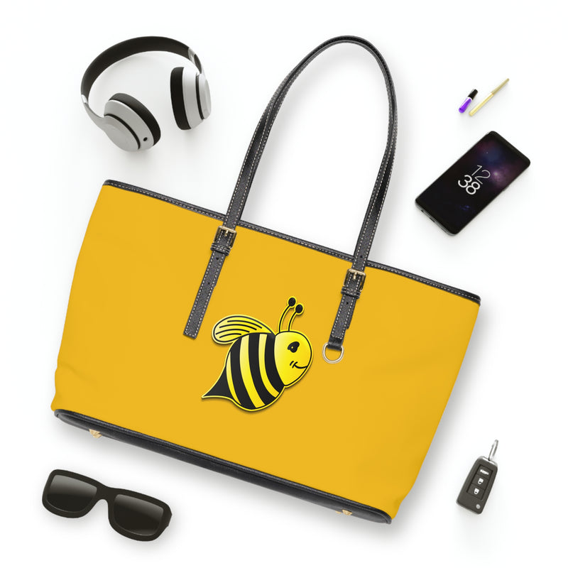 PU Leather Shoulder Bag - JBH Bee (Yellow)