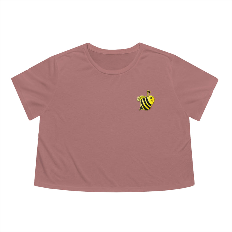 Women's Flowy Cropped Tee - JBH Bee