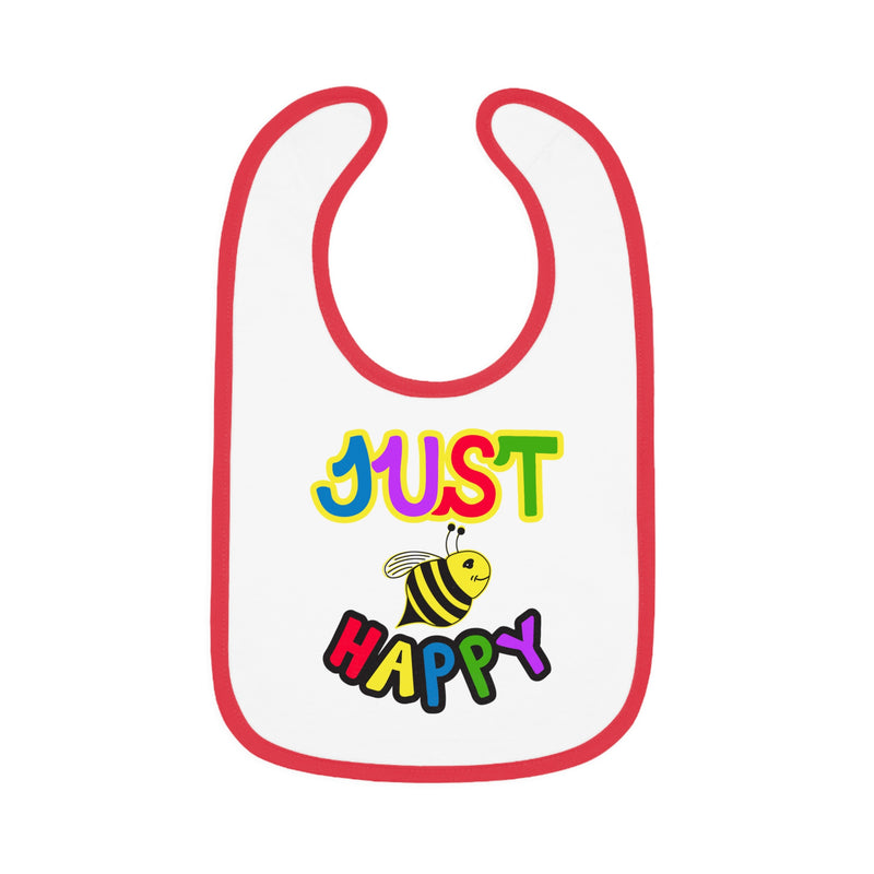 Baby Contrast Trim Jersey Bib - JBH Original Multicolor