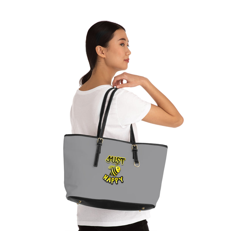 PU Leather Shoulder Bag - JBH Original (Grey)