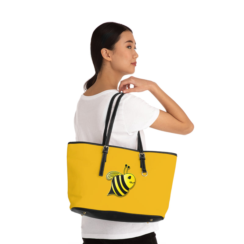 PU Leather Shoulder Bag - JBH Bee (Yellow)