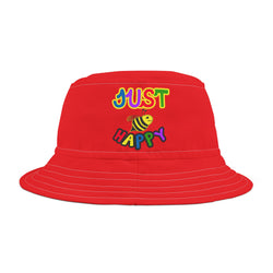 Bucket Hat (AOP) - JBH Multi-Color Original (Red)