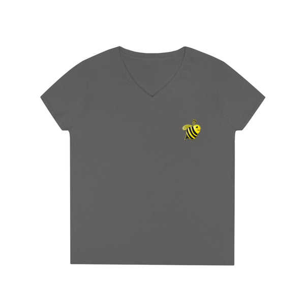 Ladies' V-Neck T-Shirt - JBH Bee