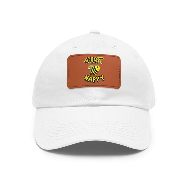 Dad Hat with Leather Patch (Rectangle) - JBH Original