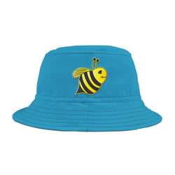 Bucket Hat (AOP) - JBH Bee (Turquoise)