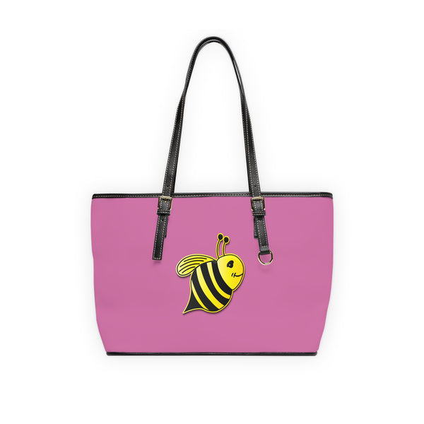 PU Leather Shoulder Bag - JBH Bee (Light Pink)