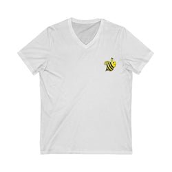 Unisex Jersey Short Sleeve V-Neck Tee - JBH Bee