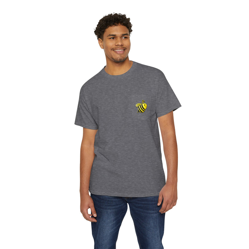 Unisex Heavy Cotton Pocket Tee - JBH Bee