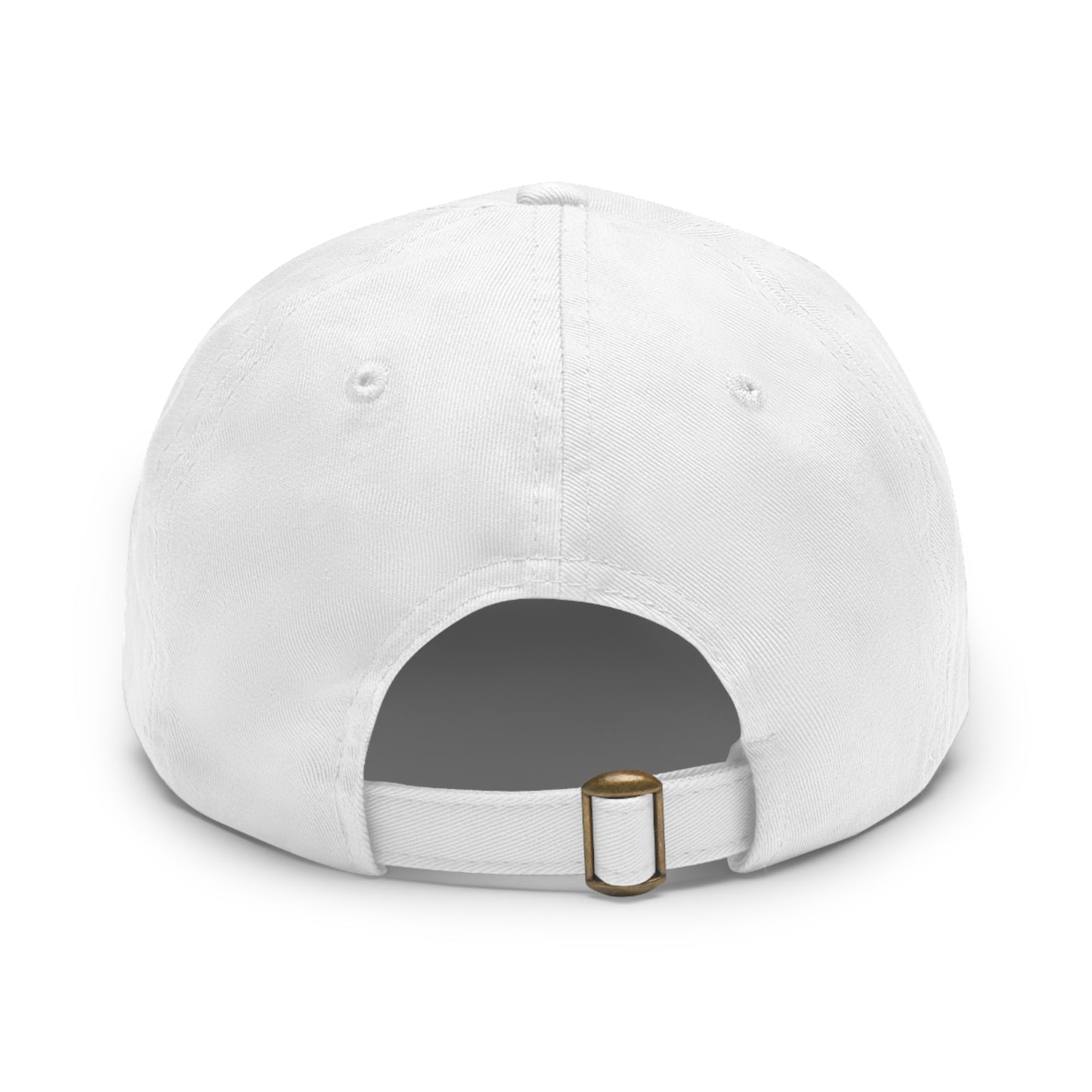 Dad Hat with Leather Patch (Round) - JBH Original