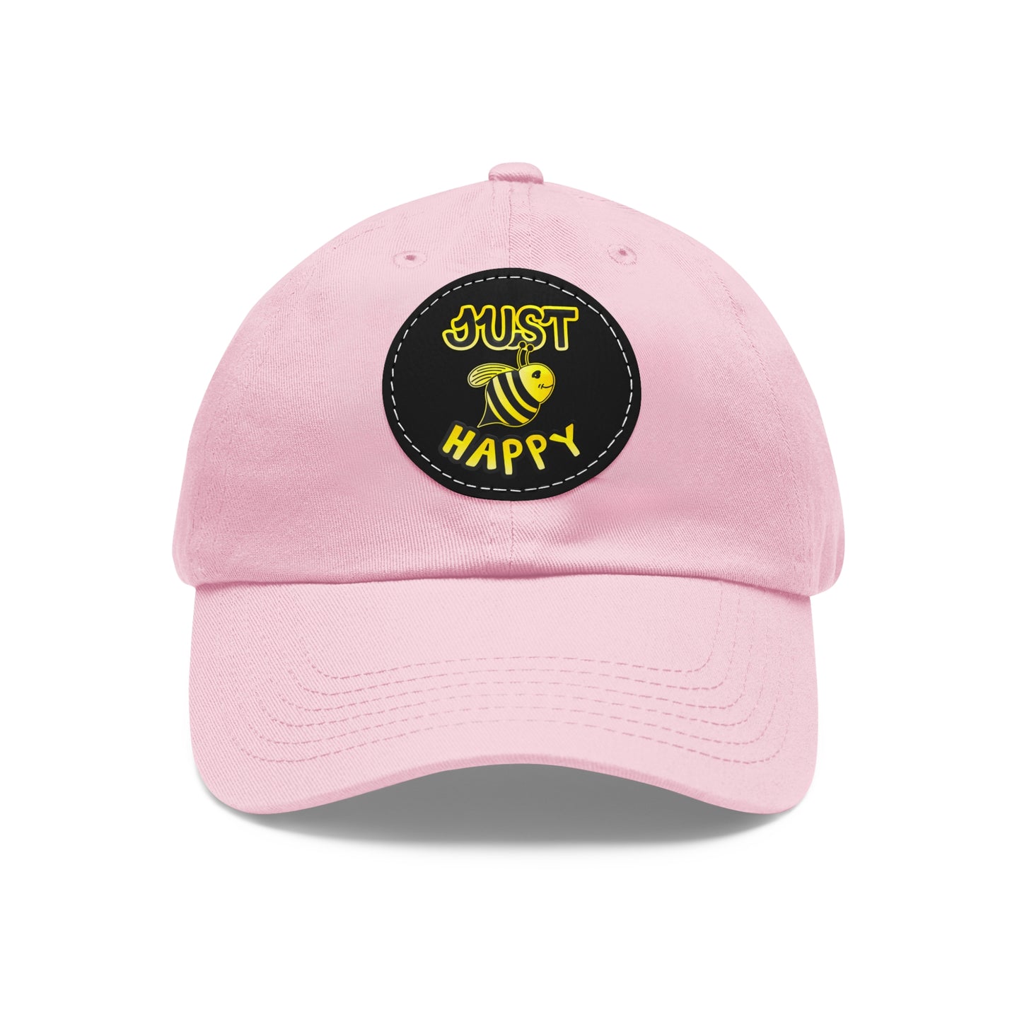 Dad Hat with Leather Patch (Round) - JBH Original