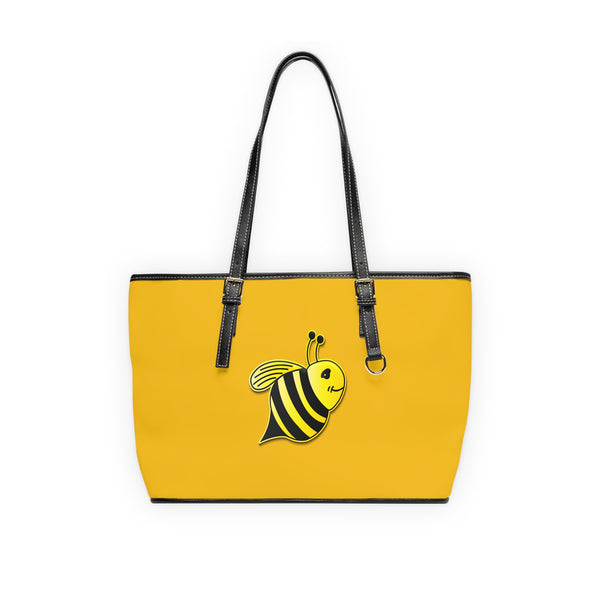 PU Leather Shoulder Bag - JBH Bee (Yellow)