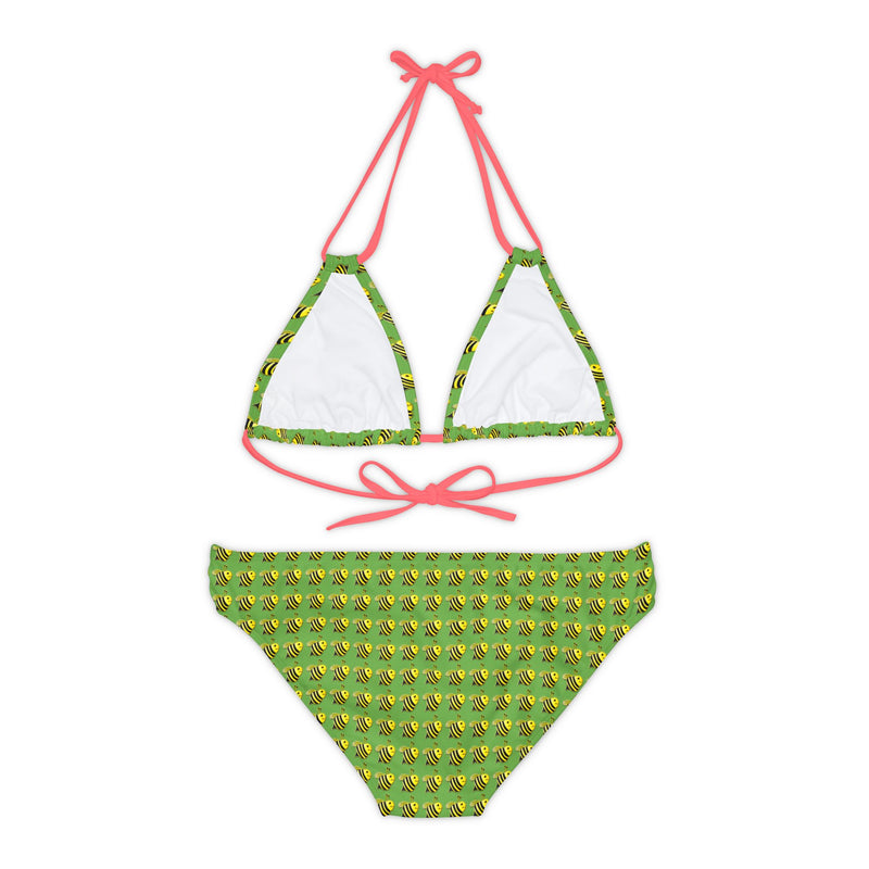 Strappy Bikini Set - JBH Bee (Green)