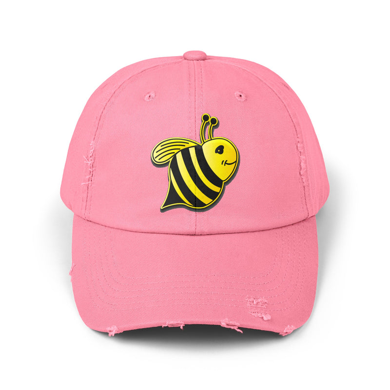 Unisex Distressed Cap - JBH Bee