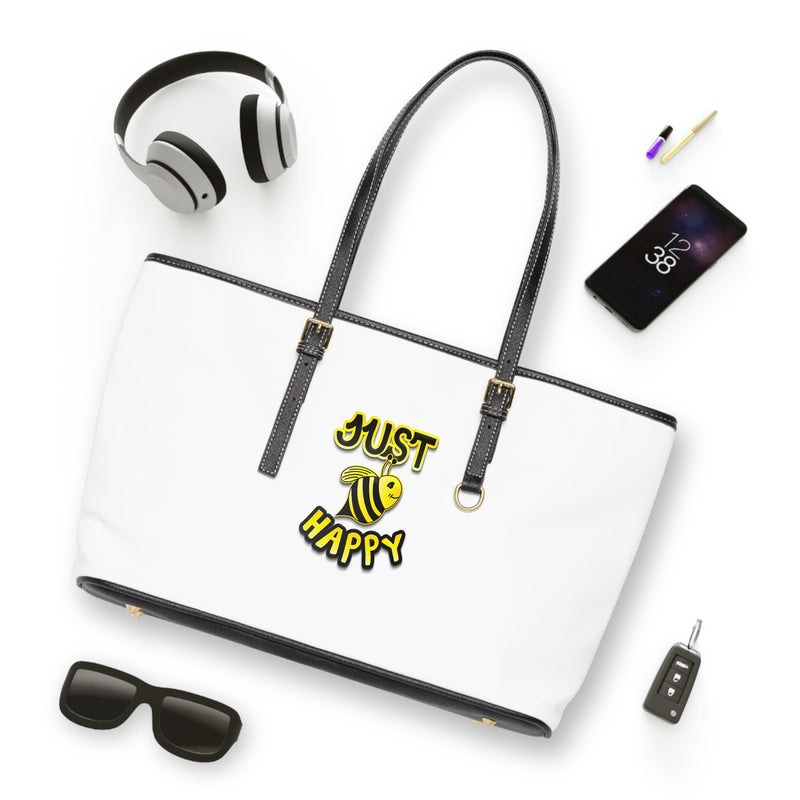 PU Leather Shoulder Bag - JBH Original (White)