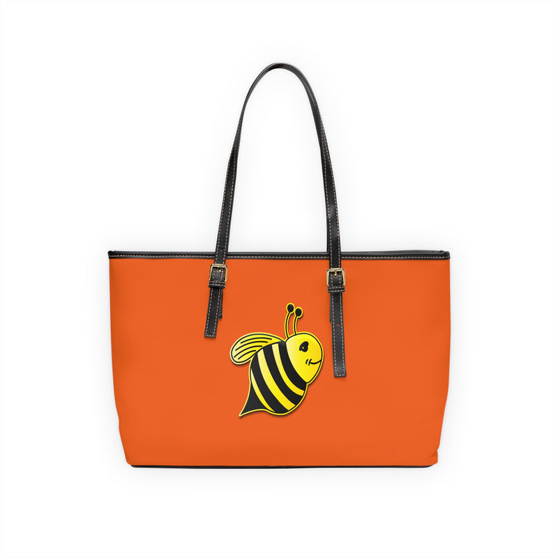 PU Leather Shoulder Bag - JBH Bee (Orange)