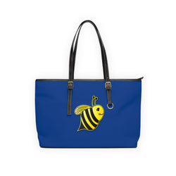 PU Leather Shoulder Bag - JBH Bee (Dark Blue)