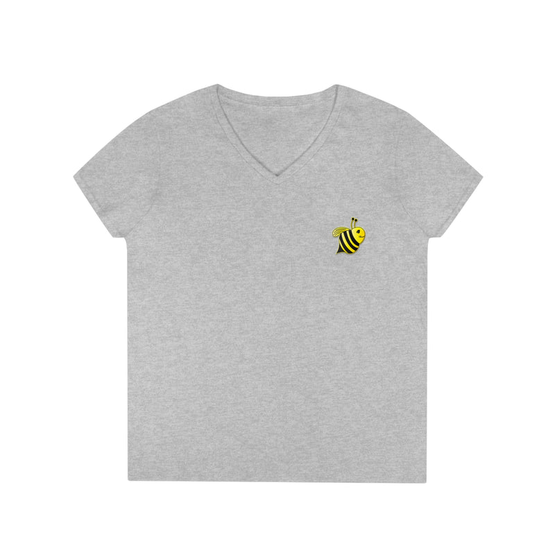 Ladies' V-Neck T-Shirt - JBH Bee