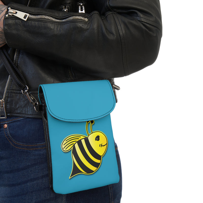 Small Cell Phone Wallet - JBH Bee (Turquoise)