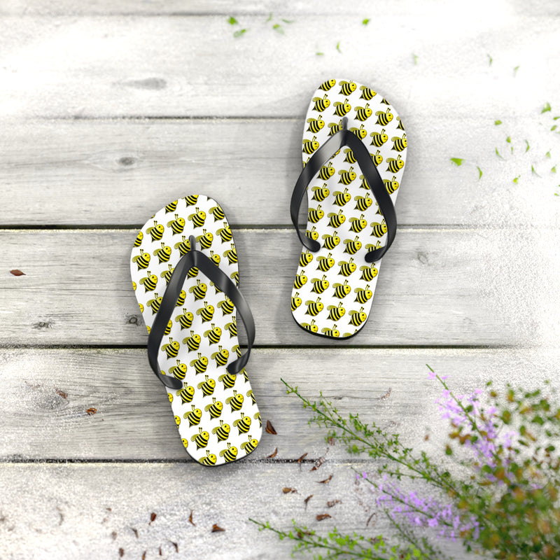 Flip Flops - JBH Bee (White)