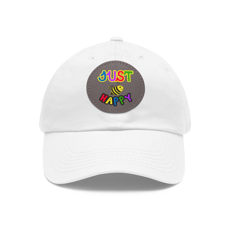 Dad Hat with Leather Patch (Round) - JBH Multi-Color Original