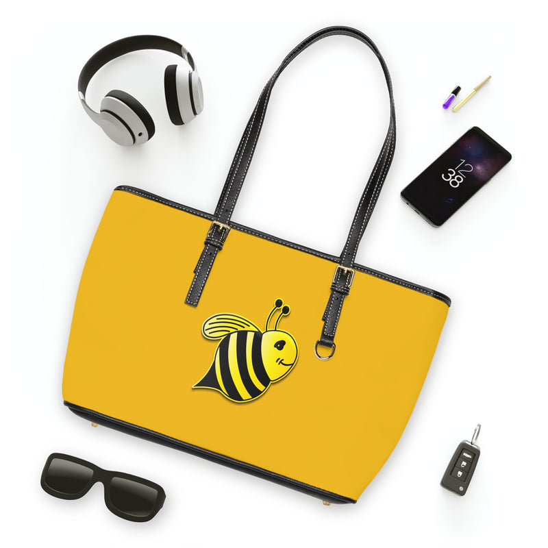 PU Leather Shoulder Bag - JBH Bee (Yellow)
