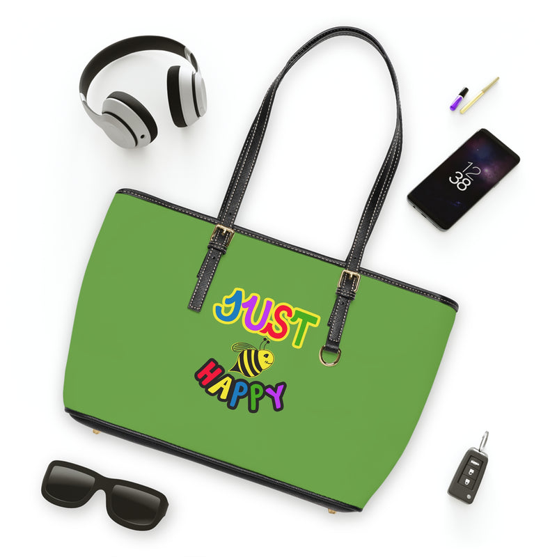 PU Leather Shoulder Bag - JBH Multi-Color Original (Green)