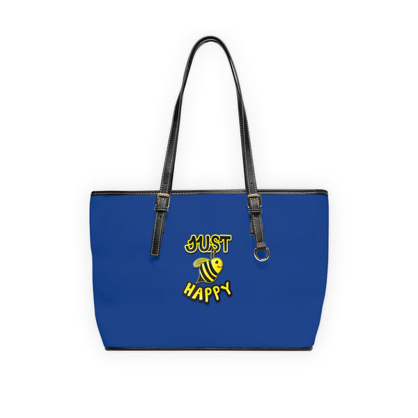 PU Leather Shoulder Bag - JBH Original (Dark Blue)