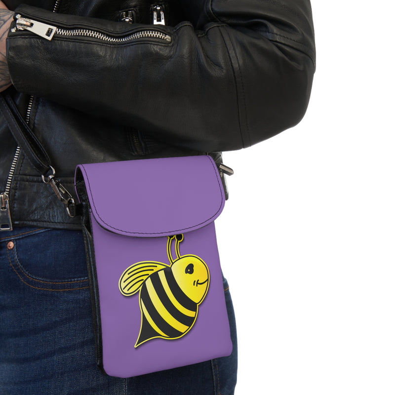 Small Cell Phone Wallet - JBH Bee (Light Purple)