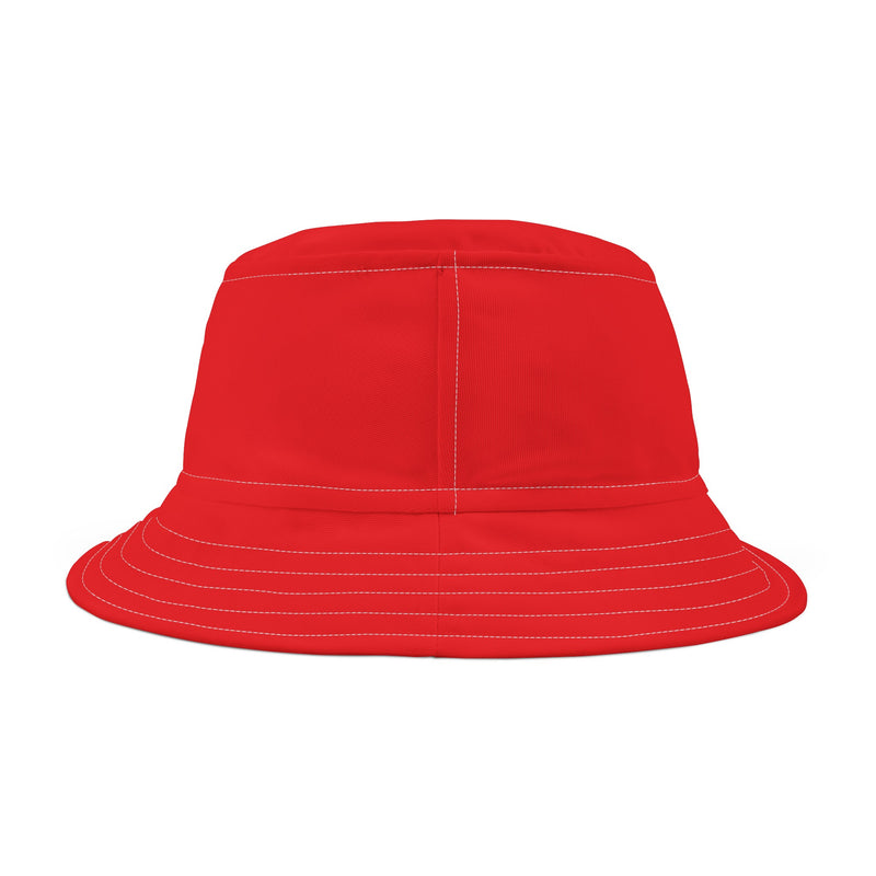 Bucket Hat (AOP) - JBH Bee (Red)