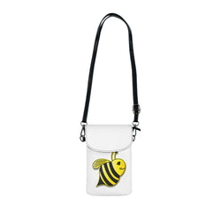 Small Cell Phone Wallet - JBH Bee (White)