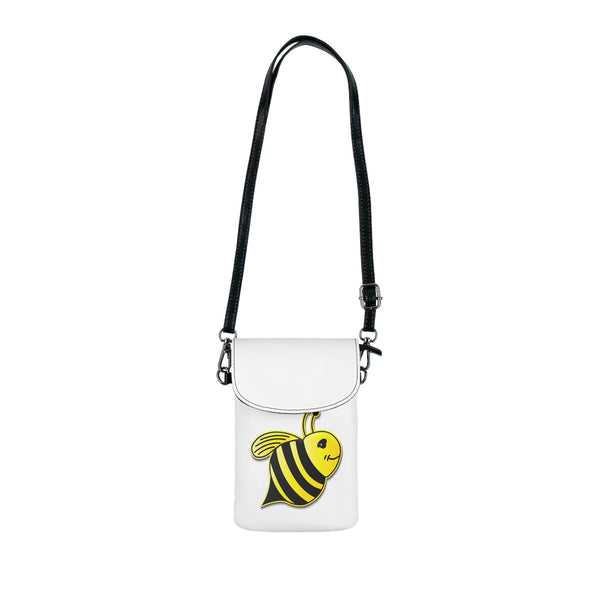 Small Cell Phone Wallet - JBH Bee (White)