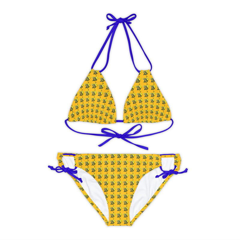 Strappy Bikini Set - JBH Bee (Yellow)