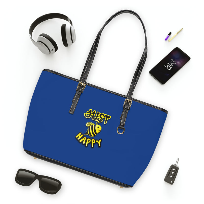 PU Leather Shoulder Bag - JBH Original (Dark Blue)