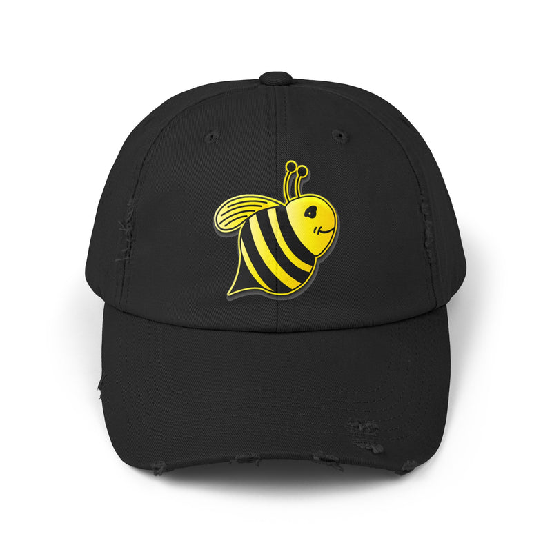 Unisex Distressed Cap - JBH Bee