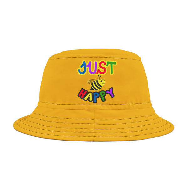 Bucket Hat (AOP) - JBH Multi-Color Original (Yellow)