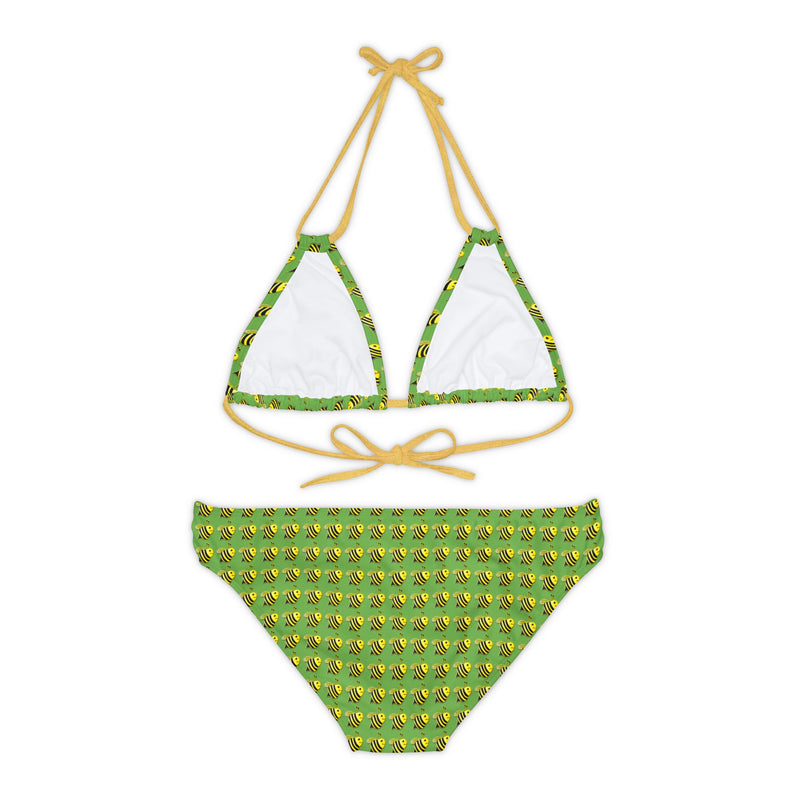 Strappy Bikini Set - JBH Bee (Green)