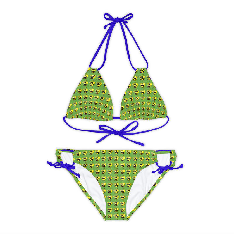 Strappy Bikini Set - JBH Bee (Green)