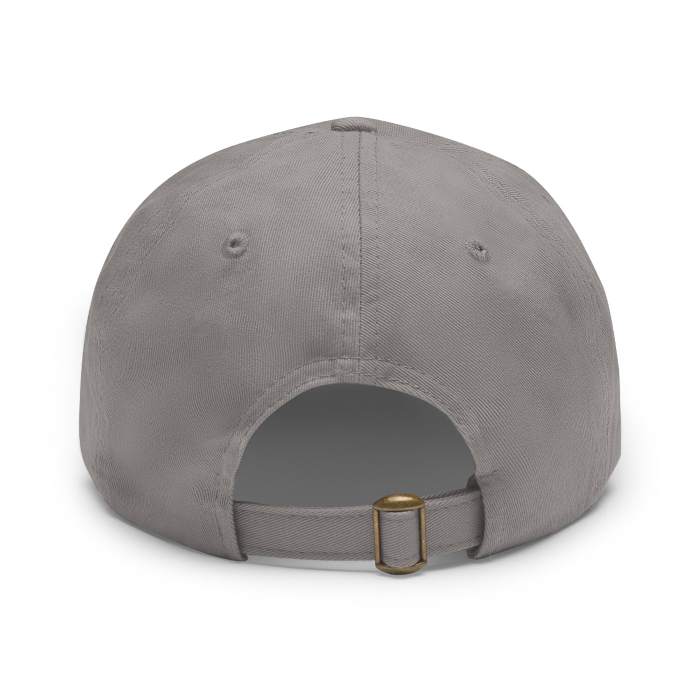 Dad Hat with Leather Patch (Round) - JBH Original