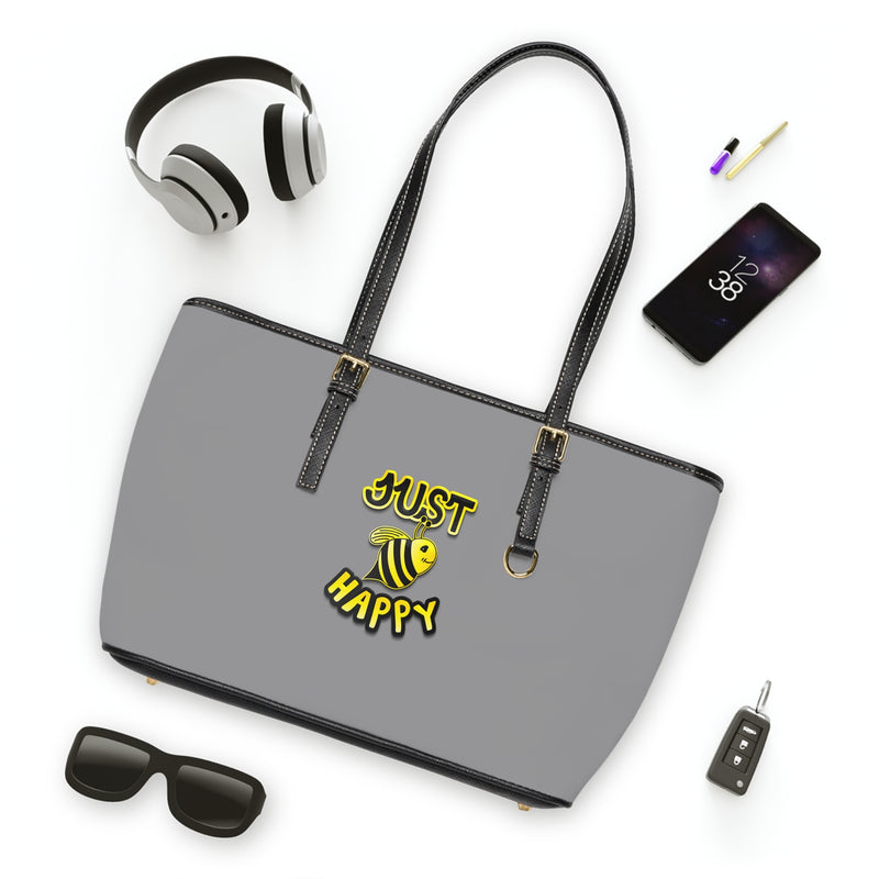 PU Leather Shoulder Bag - JBH Original (Grey)