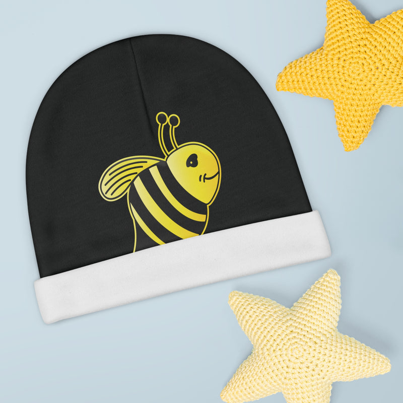 Baby Beanie (AOP) - JBH Bee (Black)