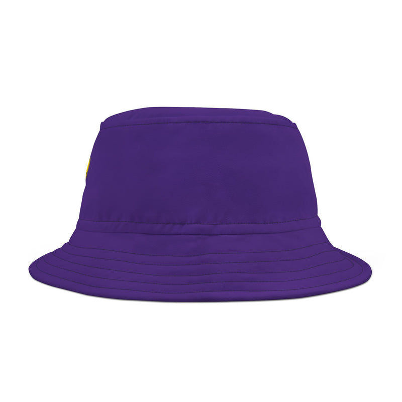 Bucket Hat (AOP) - JBH Bee (Purple)