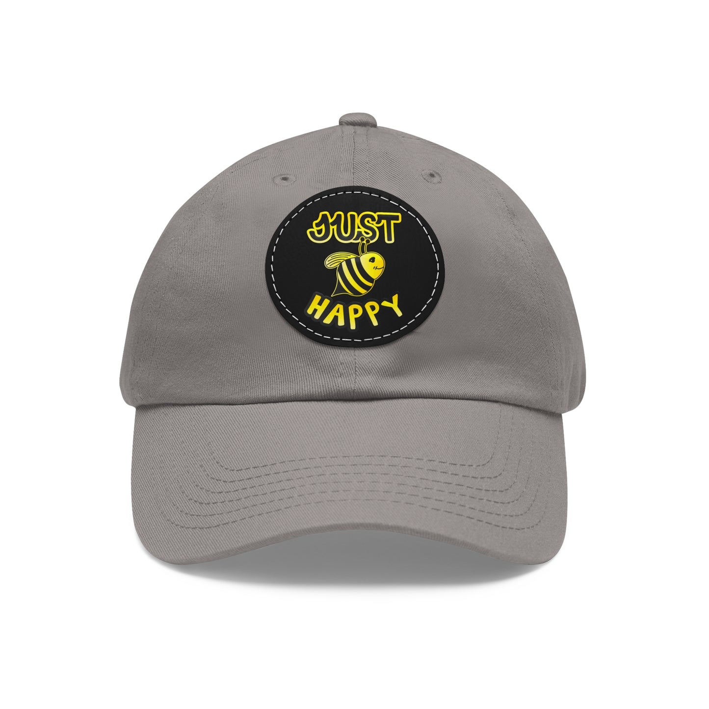 Dad Hat with Leather Patch (Round) - JBH Original