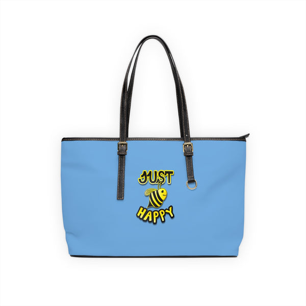PU Leather Shoulder Bag - JBH Original (Light Blue)