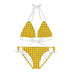 Strappy Bikini Set - JBH Bee (Yellow)