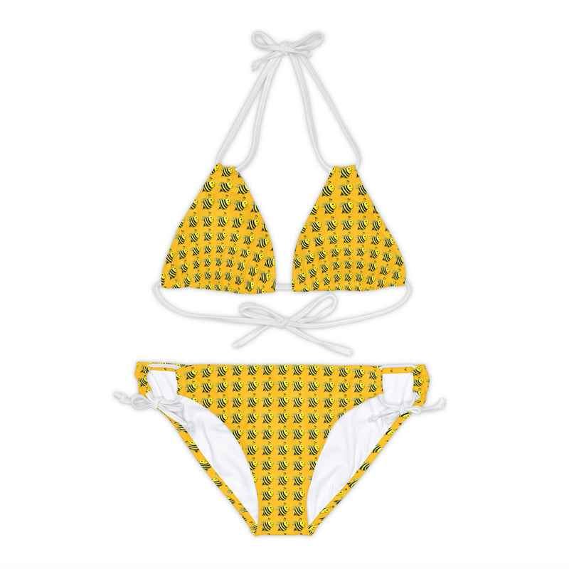 Strappy Bikini Set - JBH Bee (Yellow)